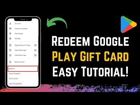 How to Use Google Play Gift Card - Redeem Google Play Card !