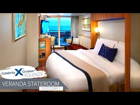 Veranda Stateroom 1A, 1B, & 1C | Celebrity Equinox Full Walkthrough Tour & Review 4K | 2021