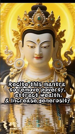 White Dzambhala Mantra | 白财宝天王 | Bạch Thần Tài | Mantra of Vajrayana | Buddhist mantra