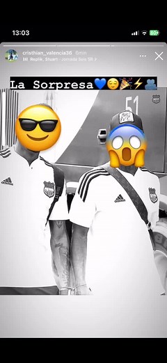 A horas de la EA y Valencia sube esta historia?👀💙#emelec