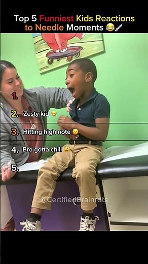 Top 5 Funniest Kids Reactions to Needle Moments (Kids vs Needles!) 😂💉
