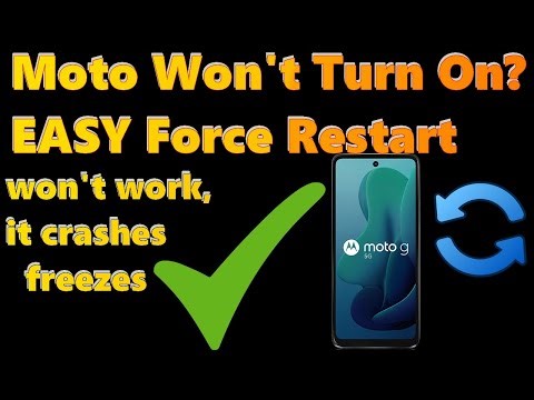 How to Force Restart💥 ANY Motorola Phone! (2025) ☄️✨- Fix Frozen, Crash, No Power ,Black Screen