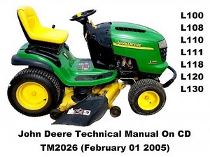 JOHN DEERE L100 L108 L110 series SERVICE REPAIR Manual