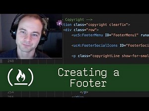 Creating a Footer (P3D6) - Live Coding with Jesse