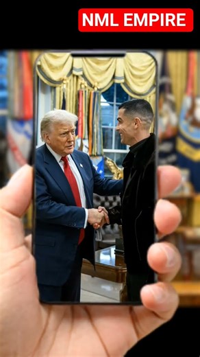 Cristiano Ronaldo Meets Donald Trump 😳🔥|Unexpected Moment!#CristianoRonaldo #DonaldTrump#CR7 #shorts