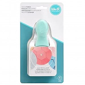 We R Memory Keepers- Paper Punch Sequin, Punches Paper Score Tools Safe Projects Art Crafts Sewing Scrapbooking Journaling Printmaking Papers Craft Office Home Card Stock DIY Card Making