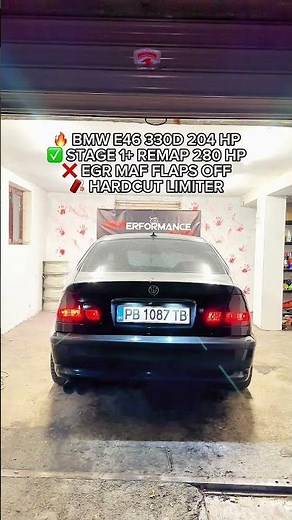 BMW E46 330D 204 HP Stage 1+ Chip Tuning Remap tuned by OKPERFORMANCE PLOVDIV 🔥
