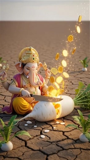 Good vs Evil Story | गणेश जी और राक्षस की अनोखी कहानी🔱🕉️ ~ #shortsfeed #ganeshji #trending #shorts