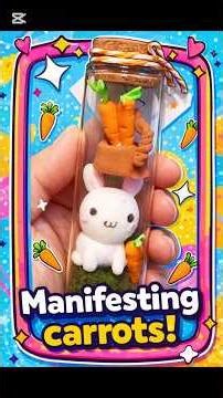 This Foam Clay Bunny Has Goals 🐰🥕 | Bottle Charm Tutorial