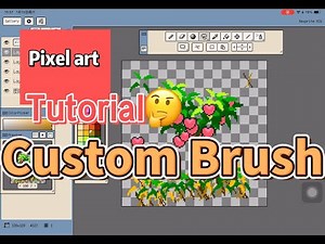 【Resprite】Pixel art custom brush tutorial | vs Pixaki Aseprite