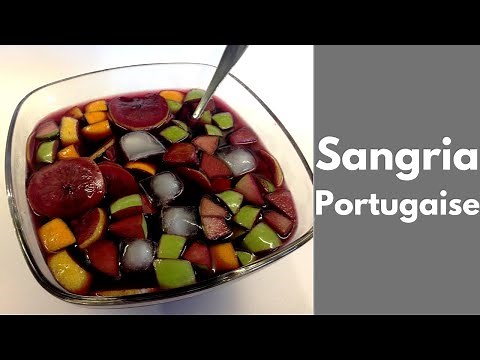 PORTUGUESE SANGRIA RECIPE (All in the kitchen with Seb)