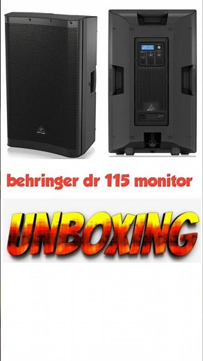 Behringer Dr115 DSP Monitor speker #unboxing #behringer #jbl #dj #soundsystem #shorts #youtube #reel