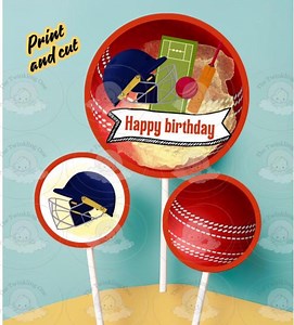 Cake Topper, Cricket, Cupcake, Party Decoration, Cakee Toppers - Etsy