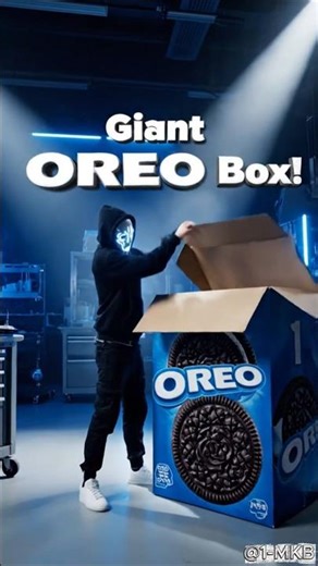 I Built the World’s BIGGEST Oreo Box… and What I Found Inside Shocked Me!😳 #shorts