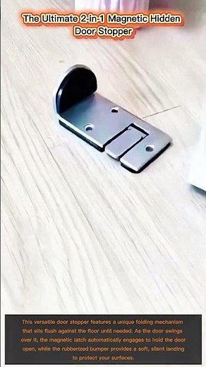 The Ultimate 2-in-1 Magnetic Hidden Door Stopper