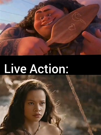 #Moana:Moana y Maui VS Kakamora Animada VS Live Action parte:4.