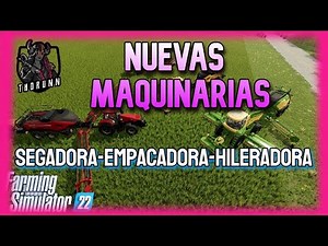 NUEVAS MAQUINARIAS | HILERADORA-EMPACADORA-SEGADORA | FS22