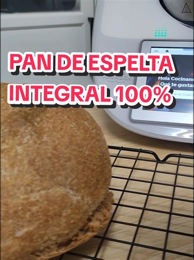 Receta fácil de Pan 100% de Harina Integral de Espelta