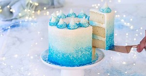 Winter Wonderland White Chocolate Cake