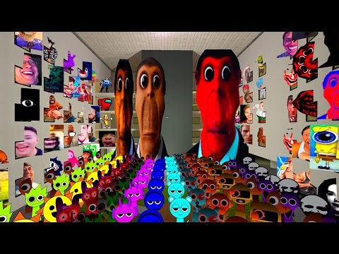 ALL Obunga Versions, Selena Deldago Sprunki NEXTBOTS & Skibidi Toilet in Gmod!