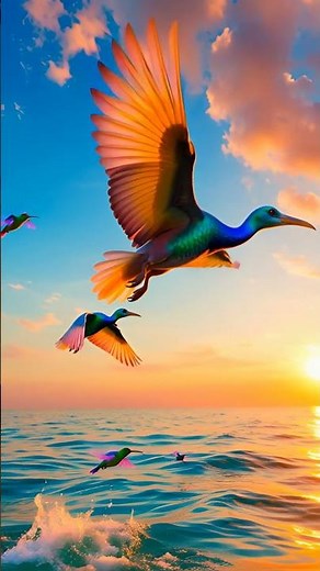 The Most Colorful Birds on Earth #birds #nature #ytshorts