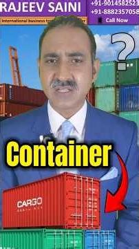 Container Booking For Export | Container Booking Process #shorts #export #Container #ytshorts