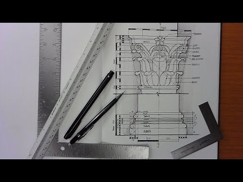 How to Draw the Corinthian Column Capital