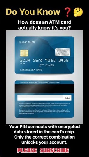 How Does An ATM card actually Know it's You?