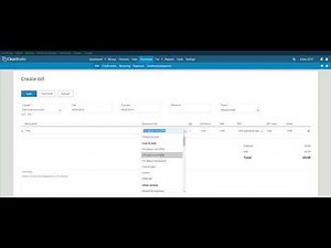 How to create a bill with CIS deductions