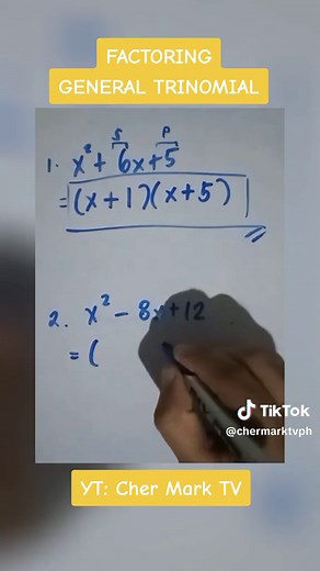 Factoring General Trinomial Math Problems