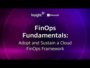 FinOps Fundamentals: Adopt and Sustain a Cloud FinOps Framework
