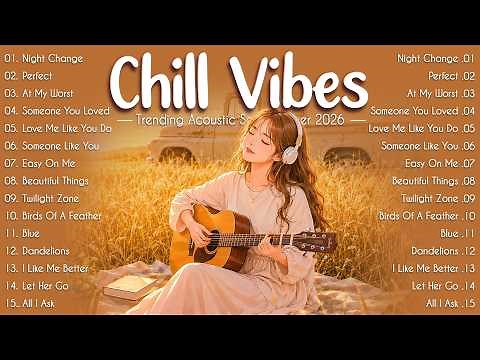 🤍Best Spotify Trending 2026 || Positive Pop Music ~ Top Music Travel Spotify 2026 | Slow Acoustic