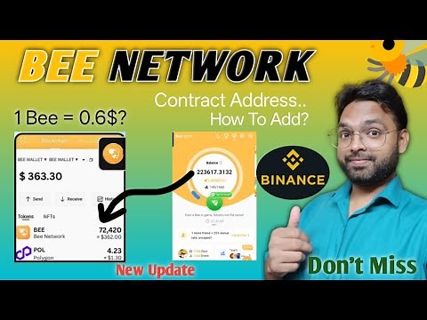Bee Network Explained | Contract Address, Wallet Setup & Bee Coin Price Update 2025/Bee Network News