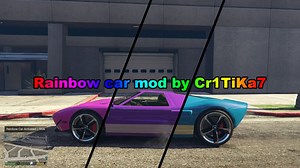 GTA 5 Rainbow Car Mod Mod - GTAinside.com