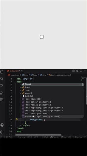 #034 Dark/Light Theme Toggle using HTML & CSS #html #css #webdevelopment
