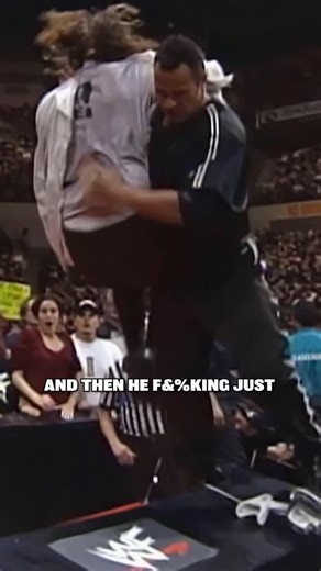 DEADLOCK on Instagram: "The Rock made Mankind work for that WWF Championship win with some extra headshots 😂"