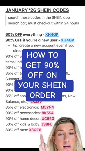 Shein 2026 discount codes - how to use multiple coupons together ❤️ #shein #sheinhaul #sheincoupon #sheindiscountcode #sheindiscounts