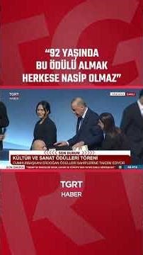 Yalçın Tura Ödülünü Cumhurbaşkanı Erdoğan’dan Aldı #shorts