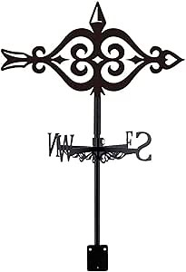 SUPERDANT Weathervane for Roof Mount Vintage Arrow Metal Weathervanes Wind Direction Indicators Wind Vanes Signs for Farmhouse Yard Outdoor Farm Barn Sheds Garden Patio Decoration