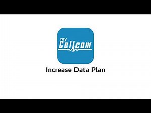 myCellcom App - How To Increase Data Plan | Cellcom
