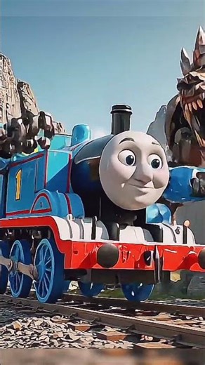 Thomas Transforms Into Giant Robot vs Monster Battle