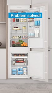 1.1K views | The Indesit Total No Frost Built in Refrigerator with Push&Go ​preserves your food after a big grocery shopping trip with up to 40% faster temperature* recovery!​ * Versus Push&Go not activated. | Indesit | Facebook