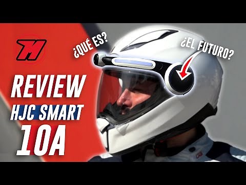 The future of motorcycle helmets? Review of the HJC Smart 10A: The integrated and legal camera 🤩