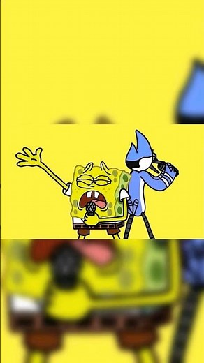 SpongeBob & Mordecai sings Golden Hour (Short Animation)