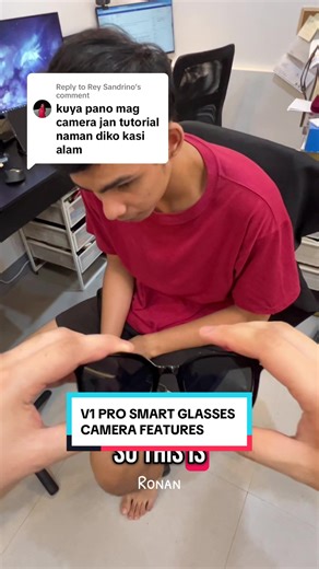 V1 Pro Smart Glasses Camera Features Explored