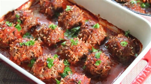 Easy Budget Porcupine Meatballs