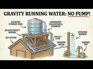 How I Built a Gravity-Fed Water System That Delivers Running Water With No Pump, No Electricity