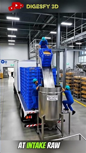 The Cashew Processing Process Explained #shorts