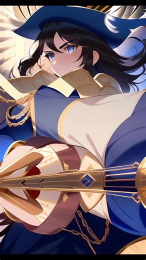 Moony turned to a woman warrior?! Ai edition!! ##Fnaf##securitybreach##Moon##moondropfnaf##moondrop##moondropsecuritybreach##Ai##filter##guitarart