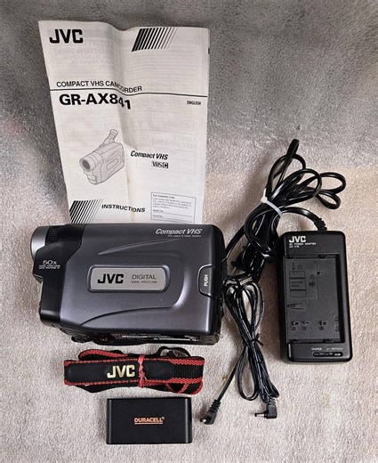JVC Compact Camcoeder Model No. GR-AX841U *BUNDLE* Japan - Etsy
